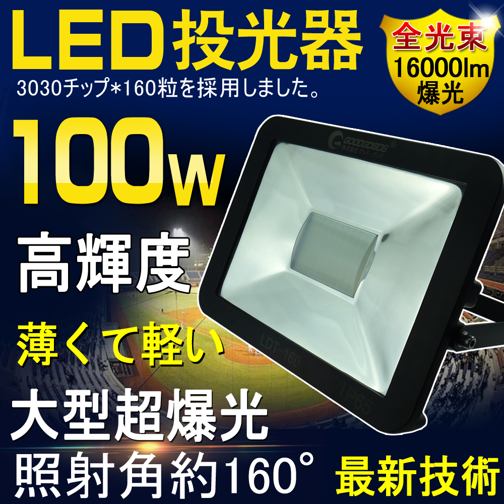 投光器 LED投光器 500W 5000W相当 電球色 昼白色 昼光色 屋外 LED 極薄型 作業灯 LED 100V 200V LED 投 